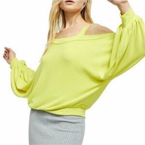Free People Cold Shoulder Lemon Squeeze Sweatshirt
Top